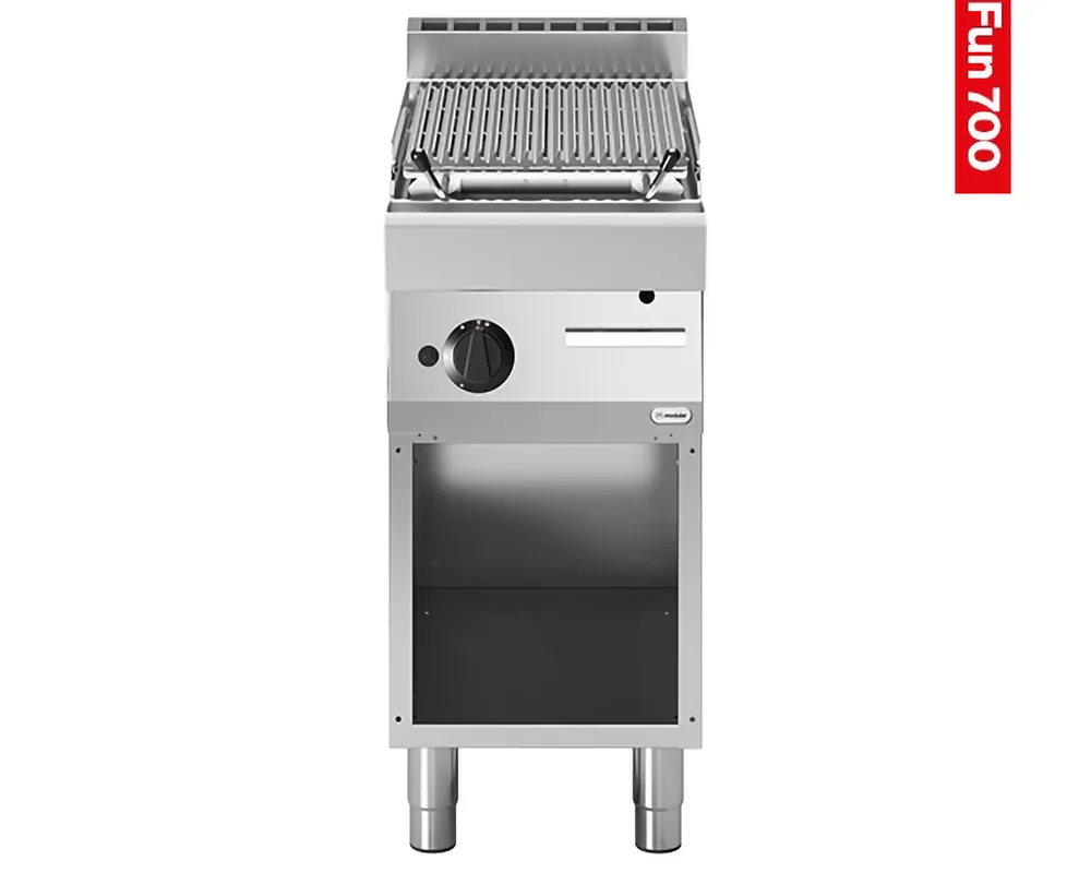 Lavasteengrill Modulair - Open onderstel - Propaan - 70x40cm Tijdelijk Beschikbaar