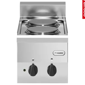 Exclusieve Aanbieding Kookplaat 2-zones - Modular - Elektrisch 400V - 30x60cm