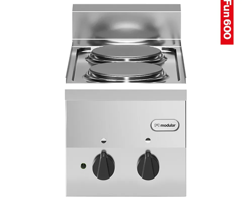 Exclusieve Aanbieding Kookplaat 2-zones - Modular - Elektrisch 400V - 30x60cm