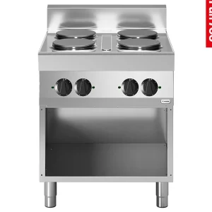 Favoriet Elektrisch fornuis Modular - Open onderkast - 4 kookzones 400V - 70x70x99cm
