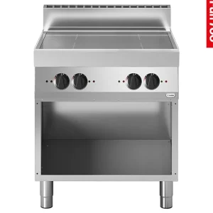 Inductie fornuis Modular - 4 kookzones 400V - Open onderkast - 70x70x99cm Goedkoop