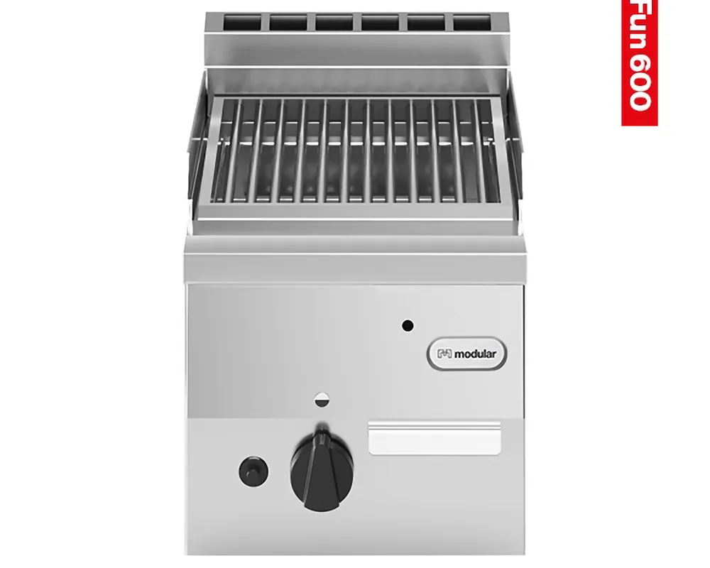 Lavasteengrill Modular - Spijlrooster - Aardgas - 60x30cm Laatste Kans