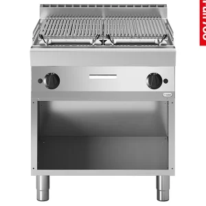 Actieprijs Lavasteengrill Modular - 2 zones - Propaan - 80x70x99cm