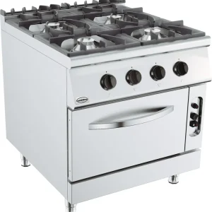 Hete Deal Base 900 Gasfornuis 4 Br. Met Gasoven