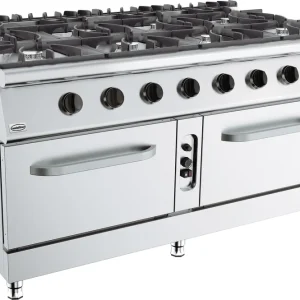 Base 900 Gasfornuis 8 Br. Met Gasoven Beperkte Voorraad