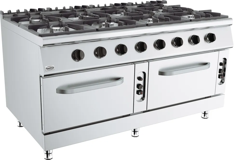 Base 900 Gasfornuis 8 Br. Met Gasoven Beperkte Voorraad