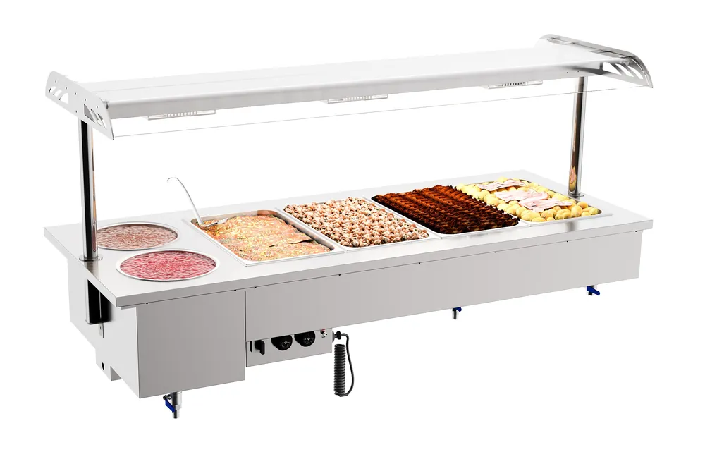 Nieuw Drop-In Bain-Marie Met Bowls 4/1