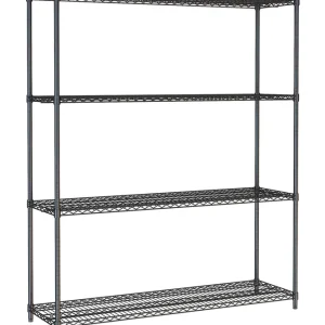 Stelling 4 Levels 1500 Zwart Demontabel Hoge Kwaliteit