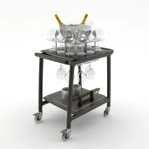 Weekendaanbieding Champagne trolley