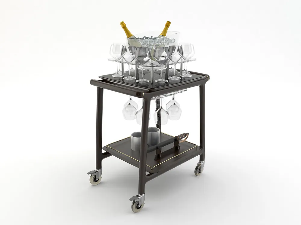 Weekendaanbieding Champagne trolley