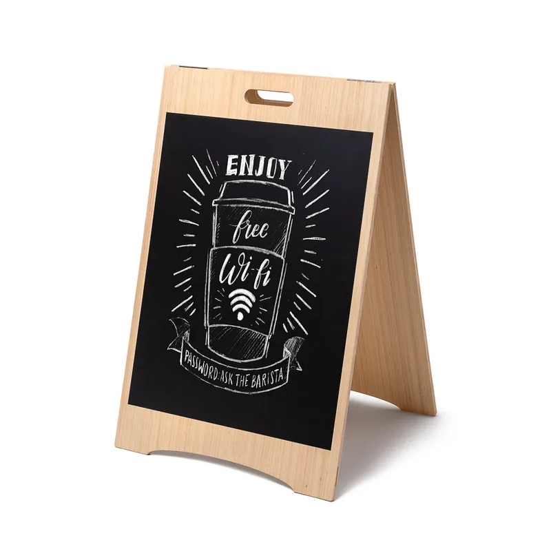 Houten A-Bord Economy - 550x515x(H)820mm Bestseller