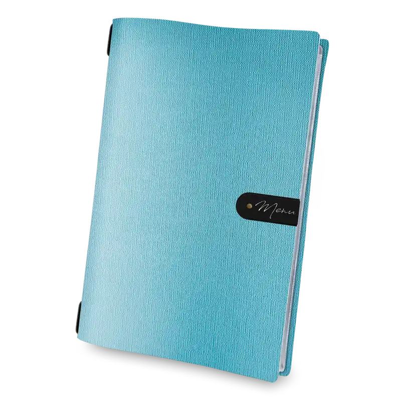 Hoge Kwaliteit Menumap Jute skyblue A4