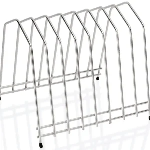 Snijplankhouder - chroomnikkelstaal - 29,5x26x26cm Seizoensaanbieding
