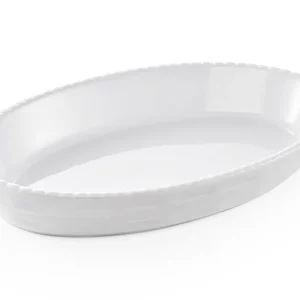 Koop Online Bakvorm - wit - porselein 28x17x5cm