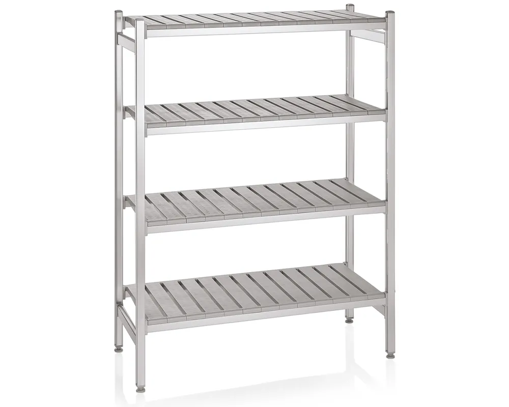 Opbergsysteem - aluminium/polyethyleen - 126,5x54x170cm Gereduceerde Prijs