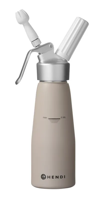 Slagroomapparaat - 0,5L - Taupe - ?80x(H)260mm Must-Have