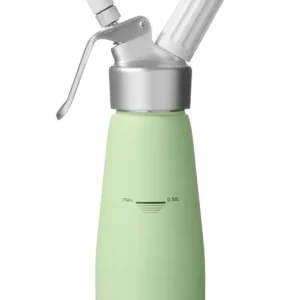 Slagroomapparaat - 0,5L - Pastelgroen - ?80x(H)260mm Hoge Kwaliteit