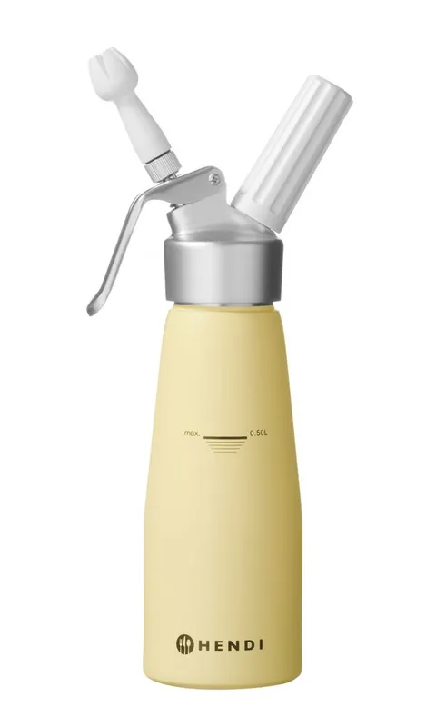 Lage Kosten Slagroomapparaat - 0,5L - Pastelgeel - ?80x(H)260mm