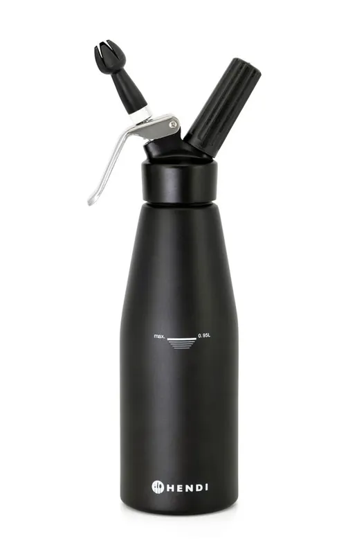 Lage Kosten Slagroomapparaat Kitchen Line zwart - Kitchen Line - 0,95L - Zwart - ?95x(H)320mm