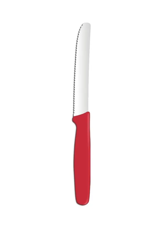 Gecertificeerd Keukenmes - Rood - (L)211mm