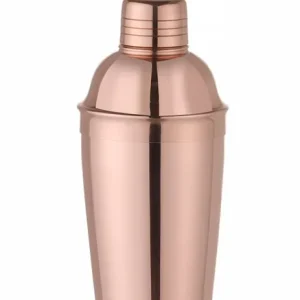 Cobbler shaker 3-delig - BarUp - Koper - ?85x(H)240mm Speciale Aanbieding