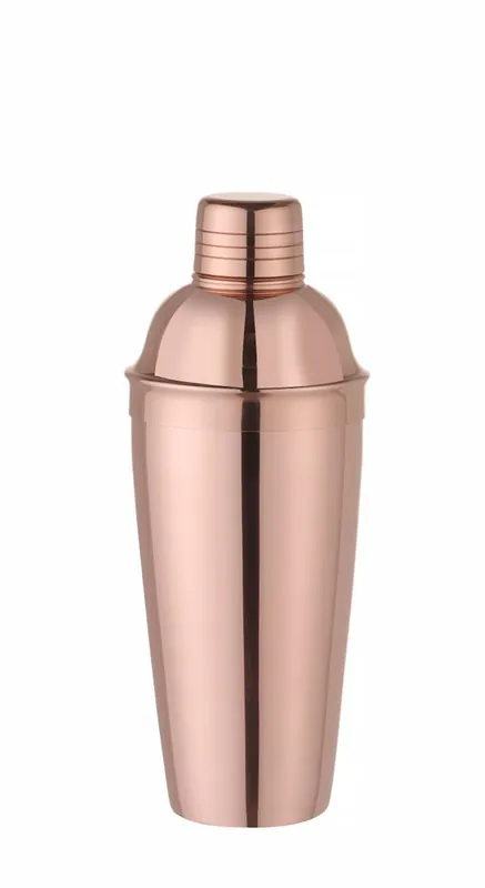 Cobbler shaker 3-delig - BarUp - Koper - ?85x(H)240mm Speciale Aanbieding