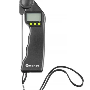 Nieuw Digitale thermometer met opvouwbare sonde - Zwart - 160x55x(H)20mm