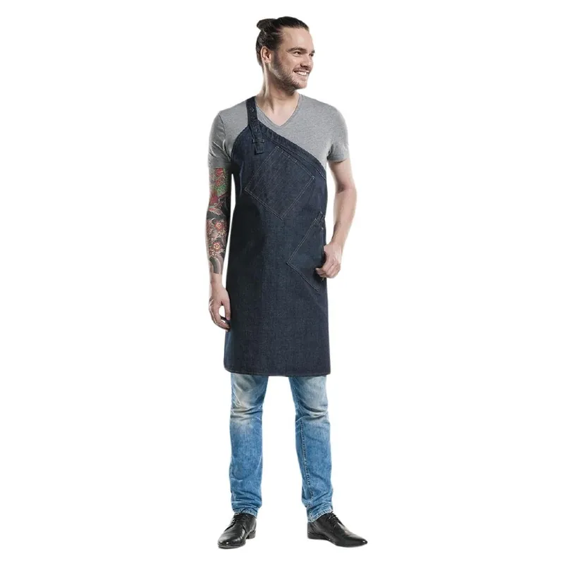 Chaud Devant Skew schort Blue Denim Exclusieve Aanbieding