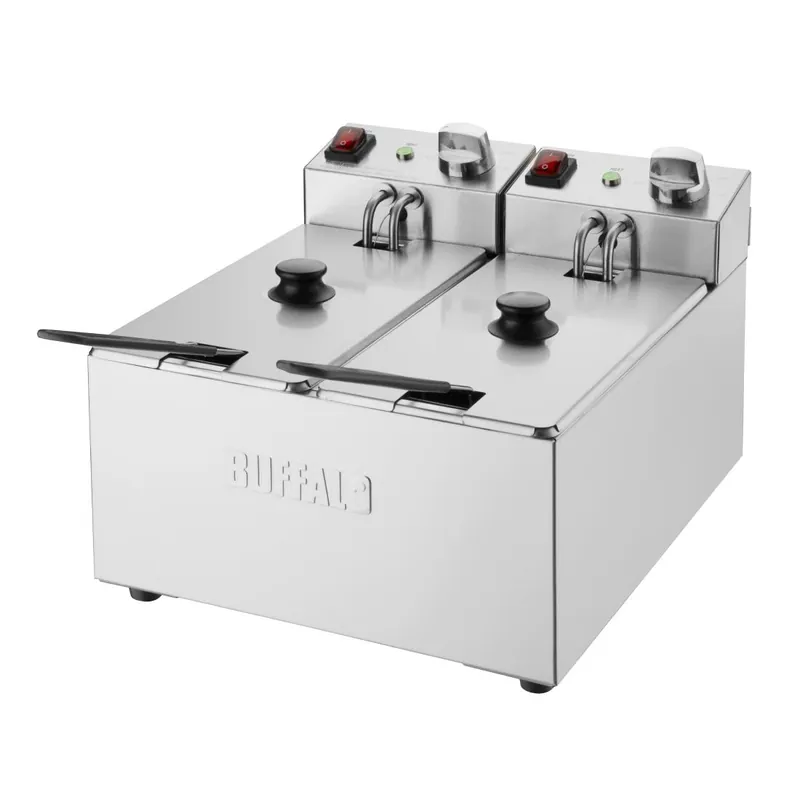 Nu Kopen Buffalo dubbele friteuse 2x3L 2000W