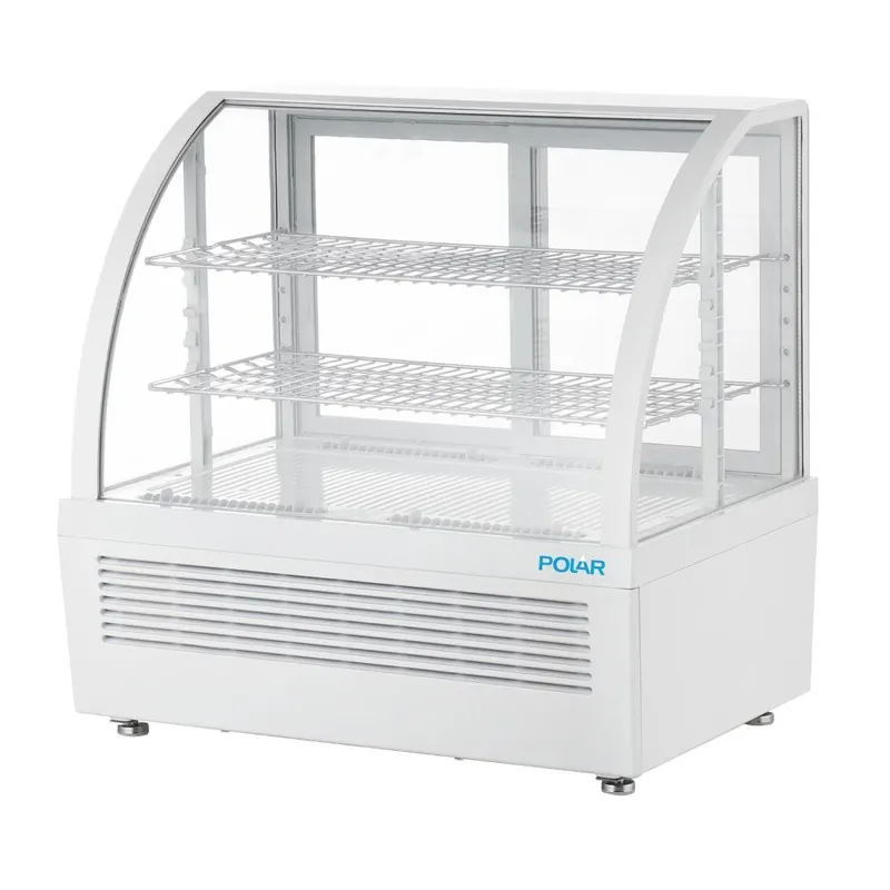 Favoriet Polar C-Series Countertop Display Koelkast Wit 100Ltr