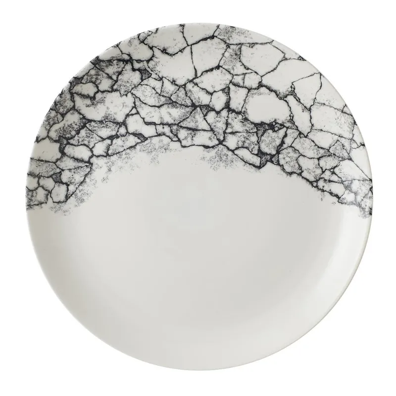 Churchill Kintsugi Accents Quartz Black Evolve coupe bord 28.6 cm pak van 12 Actieprijs