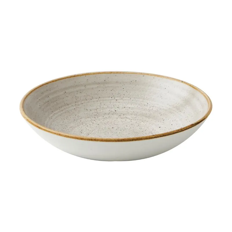 Churchill Stonecast Raw Grey schalen 184mm (Pak van 12) Uitverkoop