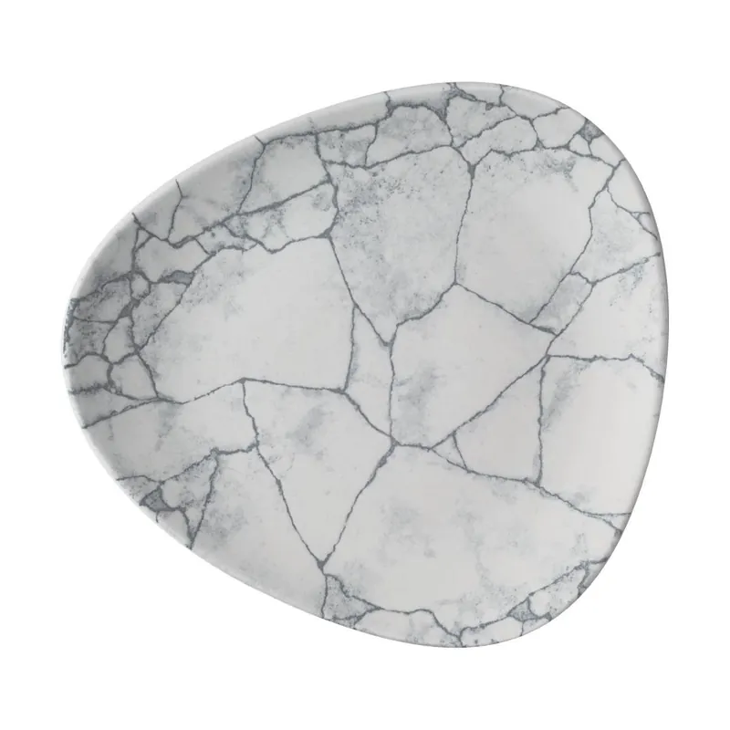 Churchill Studio Prints Kintsugi Pearl Grey Lotus borden 228mm (Pak van 12) Actieprijs