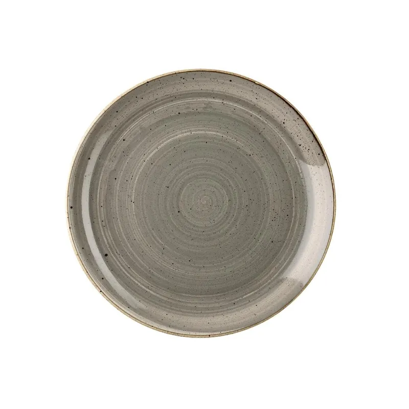 Direct Verzonden Churchill Stonecast Grey Evolve coupe bord 28.8 cm pak van 12