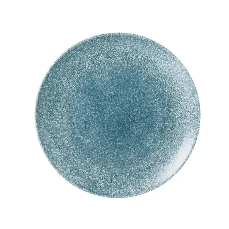 Koop Online Churchill Raku Topaz Blue Evolve coupe bord 28.6 cm pak van 12