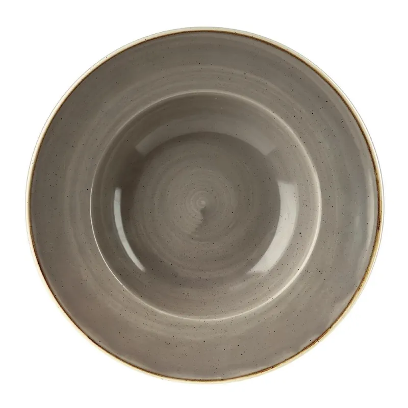 Churchill Stonecast Grey kom met brede rand Large 27.69 cm pak van 12 Betrouwbaar
