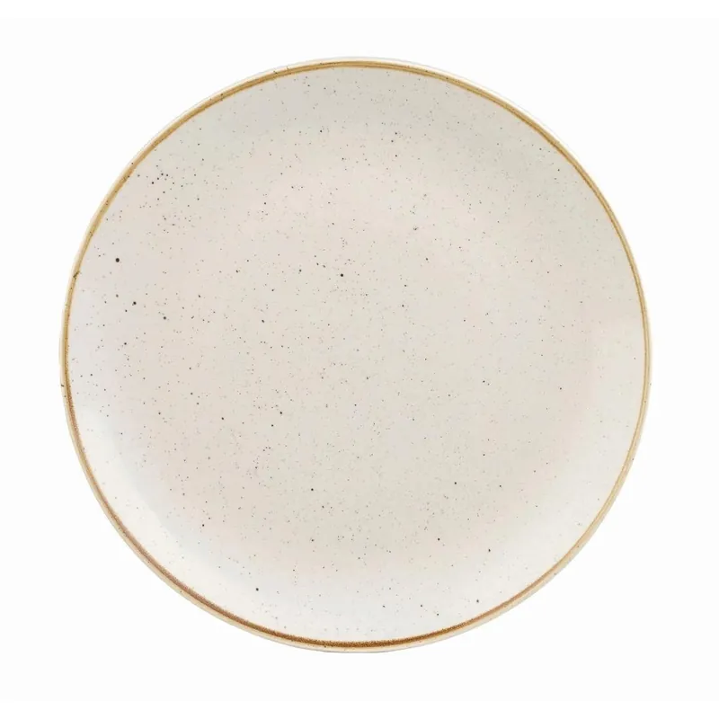 Aanbieding Churchill Stonecast Barley White coupe bord 26 cm pak van 12