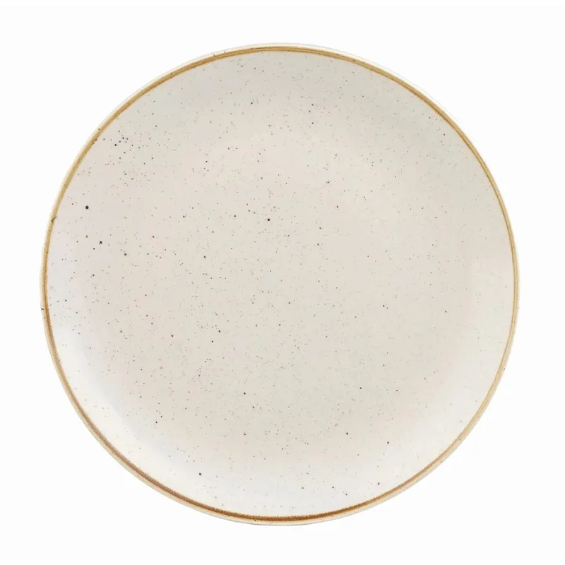 Gratis Retour Churchill Stonecast Barley White coupe bord 21.7 cm pak van 12