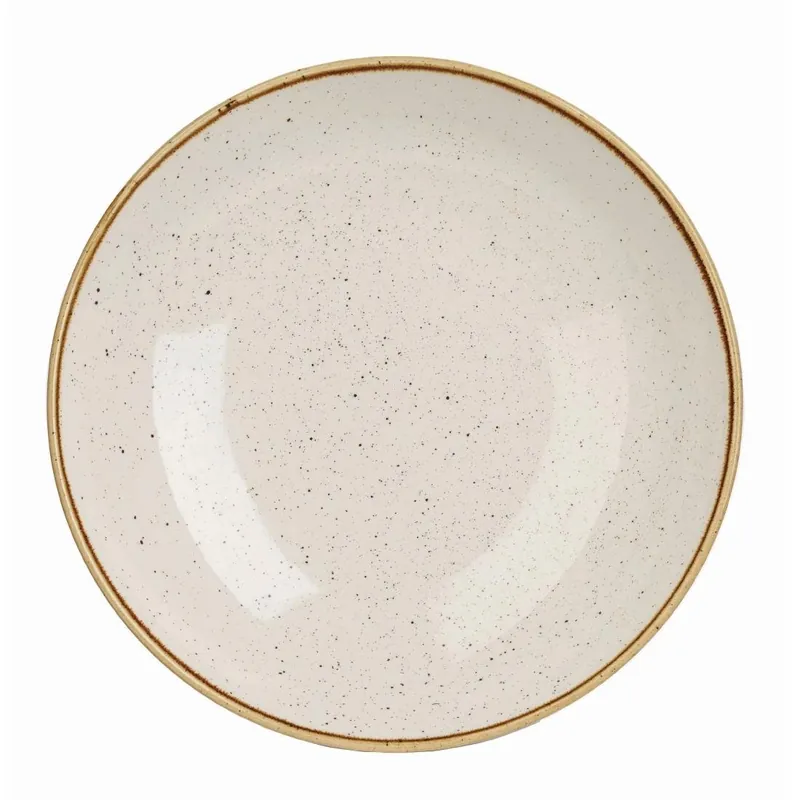 Op = Op Churchill Stonecast Barley White coupe kom 24.8 cm pak van 12