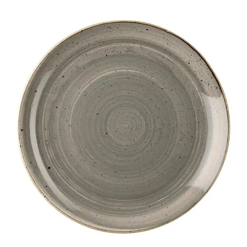 Gereduceerde Prijs Churchill Stonecast Grey Evolve coupe bord 21.7 cm pak van 12