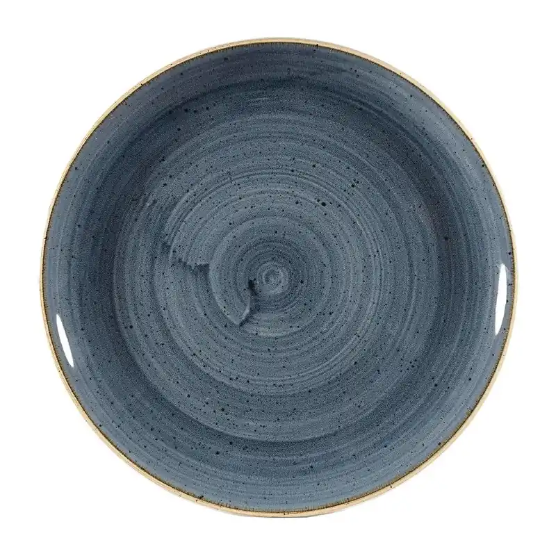 Direct Verzonden Churchill Stonecast Blueberry Evolve coupe bord 28.6 cm pak van 12