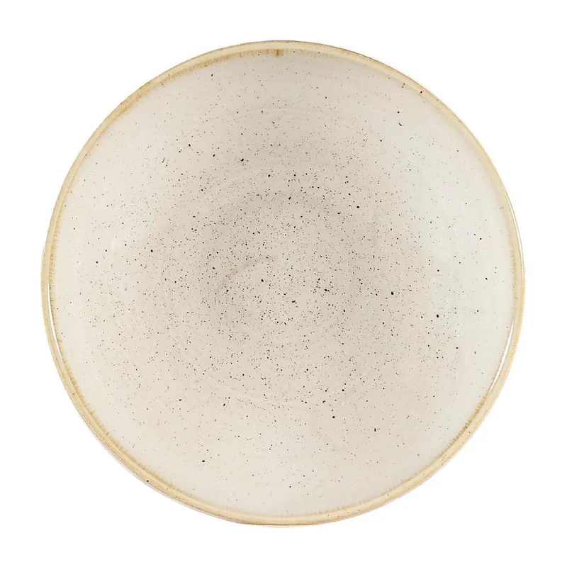 Churchill Stonecast Nutmeg Cream Evolve coupe kom 18.4 cm pak van 12 Beperkt Aanbod