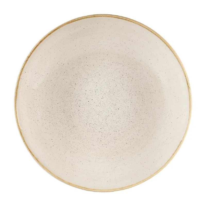 Churchill Stonecast Nutmeg Cream coupe kom Large 30.5 cm pak van 6 Laatste Kans