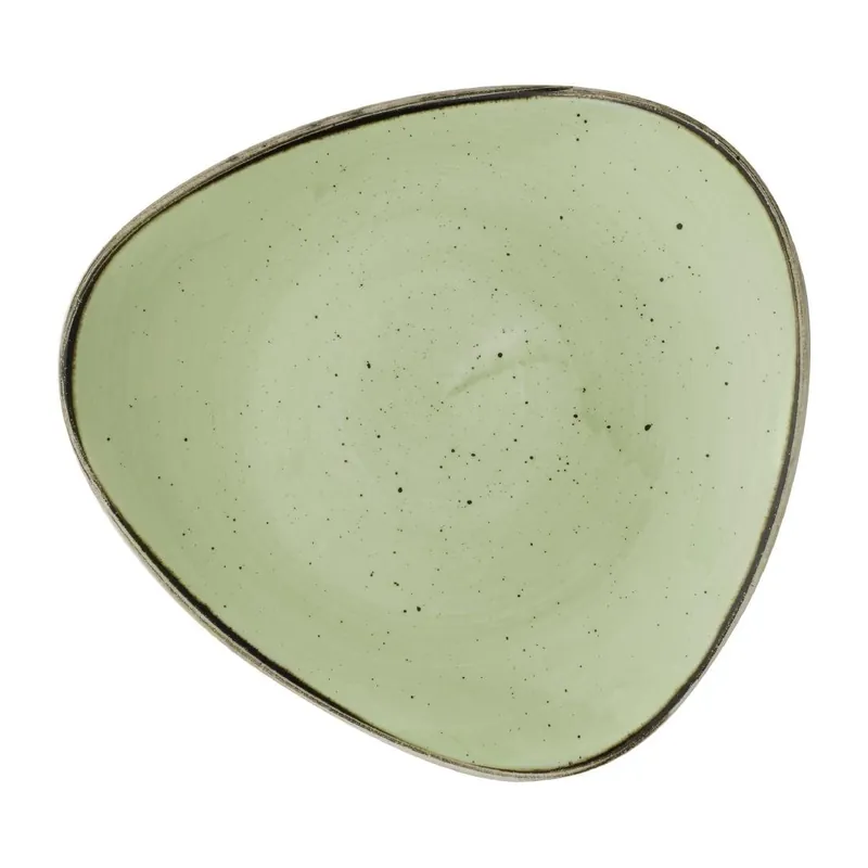 Betaalbaar Churchill Stonecast Sage Green borden 229mm (Pak van 12)
