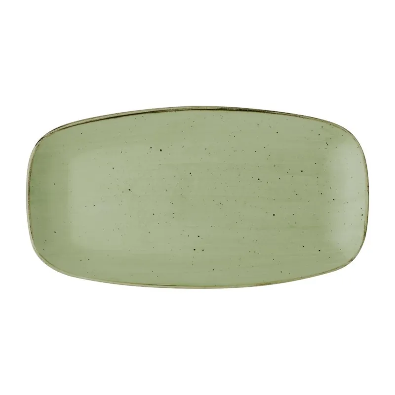 Churchill Stonecast Sage Green schalen 355mm (Pak van 6) Express Levering