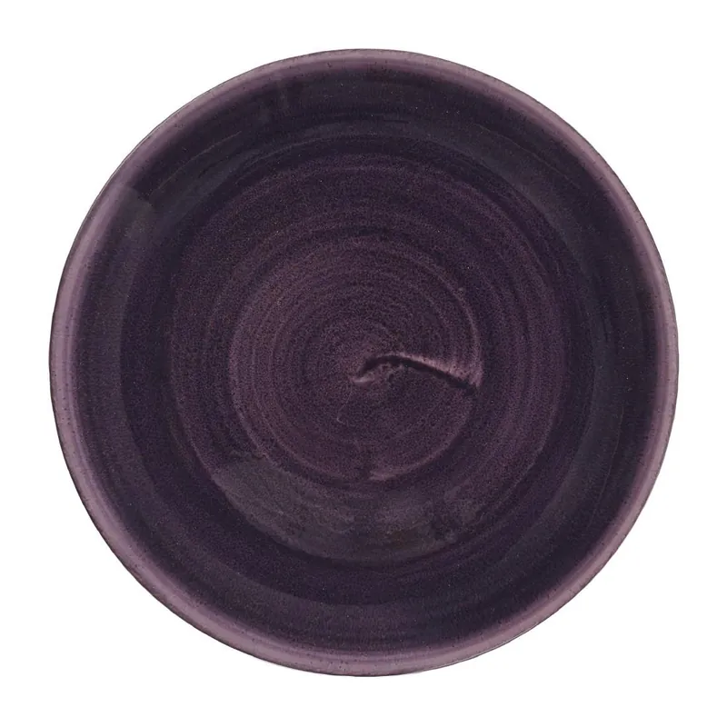 Churchill Stonecast Patina Cobalt Deep Purple Evolve coupe bord 22 cm pak van 12 Exclusieve Aanbieding