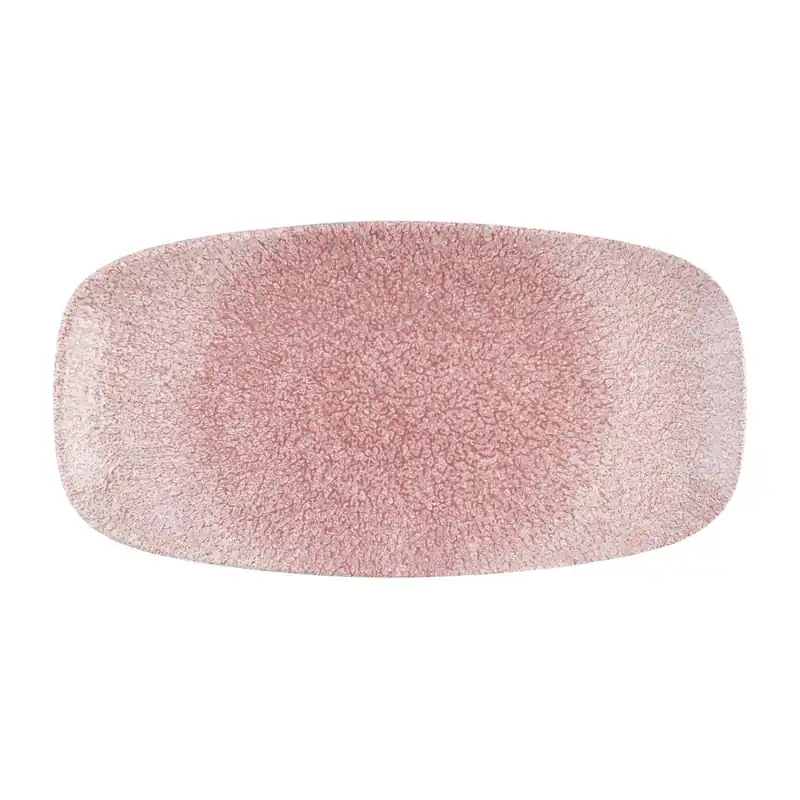 Churchill Raku Pink Quartz chefs ovaal bord 35.2 x 18.7 cm pak van 6 Actieprijs