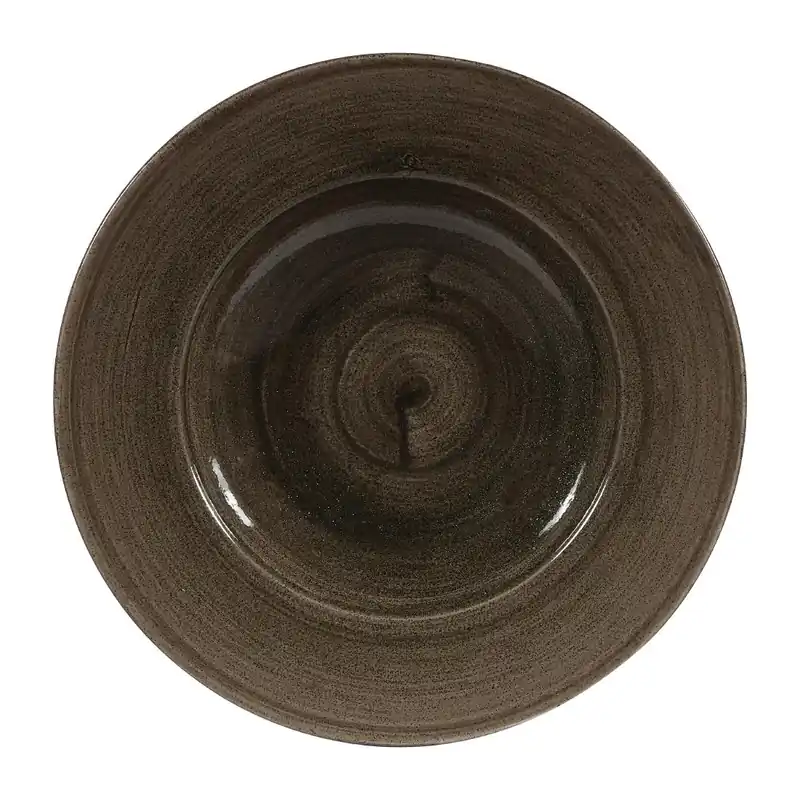 Churchill Stonecast Patina Iron Black schalen 280mm (Pak van 12) Betrouwbaar