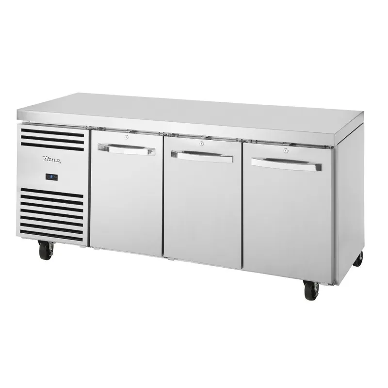 Snelle Levering True 3-deurs 1/1 gn toonbank koelkast tcr1/3-cl-ss-dl-dr-dr