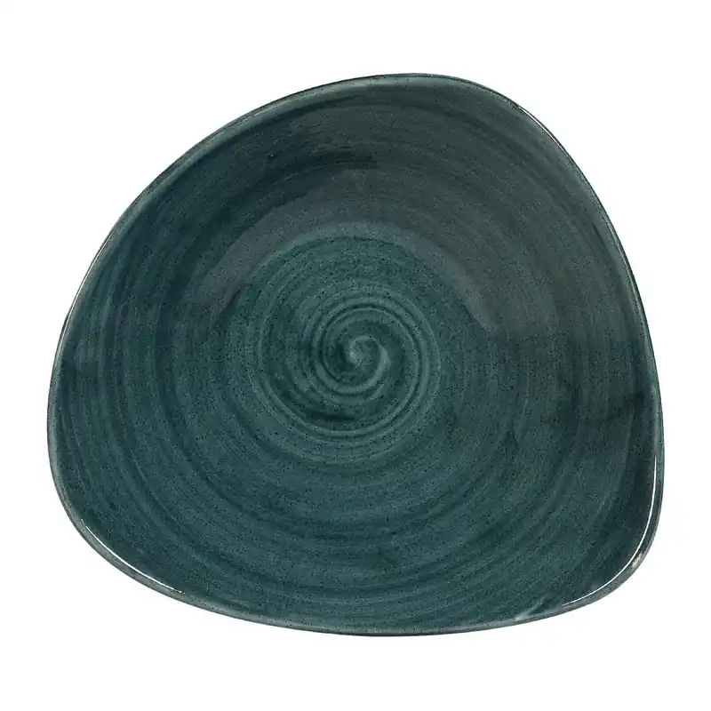Express Levering Churchill Stonecast Patina Rustic Teal Lotus kom 23.5 cm pak van 12